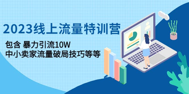 2023线上流量特训营：中小卖家流量破局技巧等等赚米吧-网创项目资源站-副业项目-创业项目-搞钱项目赚米吧