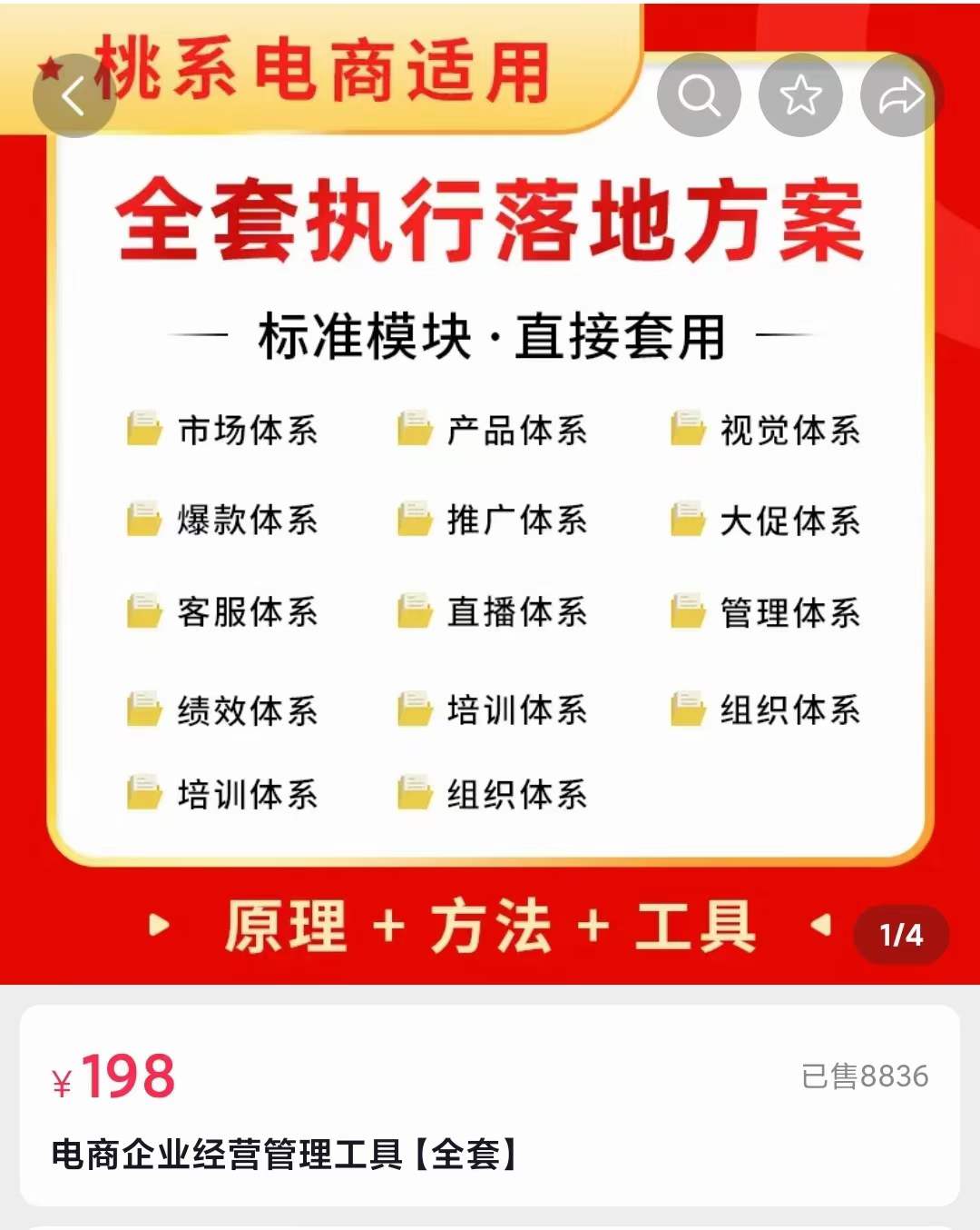 外面卖198·电商企业经营管理工具：全套执行落地方案 标准模块·直接套用赚米吧-网创项目资源站-副业项目-创业项目-搞钱项目赚米吧
