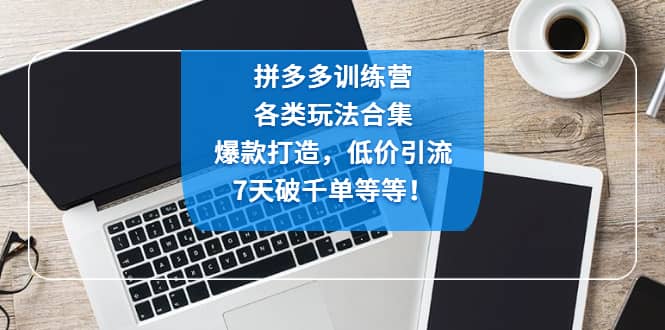 拼多多训练营：各玩法合集，爆款打造，低价引流，7天破千单等等赚米吧-网创项目资源站-副业项目-创业项目-搞钱项目赚米吧