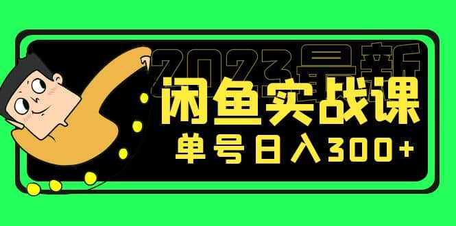 花599买的闲鱼项目：2023最新闲鱼实战课（7节课）赚米吧-网创项目资源站-副业项目-创业项目-搞钱项目赚米吧