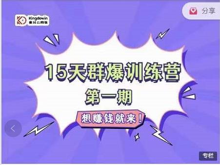 金抖云Peter《15天群爆训练营》，破解抖音玄学，群爆心法，起号方式赚米吧-网创项目资源站-副业项目-创业项目-搞钱项目赚米吧