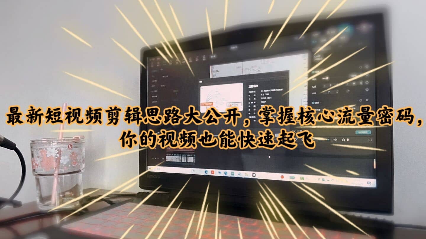 最新短视频剪辑思路大公开，掌握核心流量密码，你的视频也能快速起飞赚米吧-网创项目资源站-副业项目-创业项目-搞钱项目赚米吧