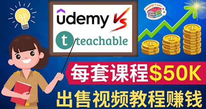 制作出售视频课程并快速进行粉丝变现的方法，轻松获利5万美元以上赚米吧-网创项目资源站-副业项目-创业项目-搞钱项目赚米吧