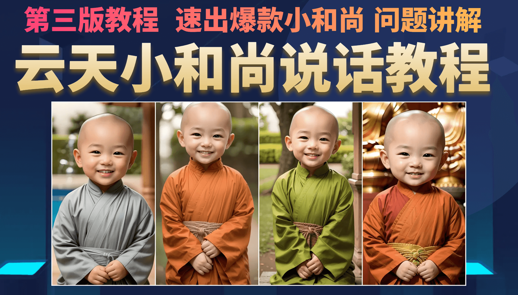 云天小和尚会说话，7天万粉（第3版教程）赚米吧-网创项目资源站-副业项目-创业项目-搞钱项目赚米吧