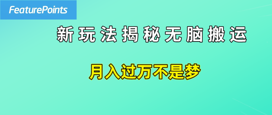 简单操作，每天50美元收入，搬运就是赚钱的秘诀！赚米吧-网创项目资源站-副业项目-创业项目-搞钱项目赚米吧