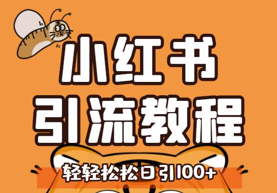 小红书运营引流全系列课程，每天引流100精准粉赚米吧-网创项目资源站-副业项目-创业项目-搞钱项目赚米吧