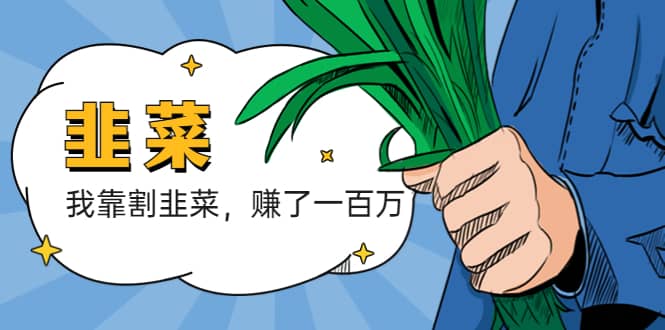 我靠割韭菜 赚了一百万赚米吧-网创项目资源站-副业项目-创业项目-搞钱项目赚米吧
