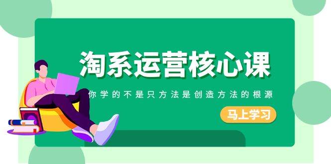 淘系-运营核心课，你学的不是只方法是创造方法的根源（190节课）赚米吧-网创项目资源站-副业项目-创业项目-搞钱项目赚米吧