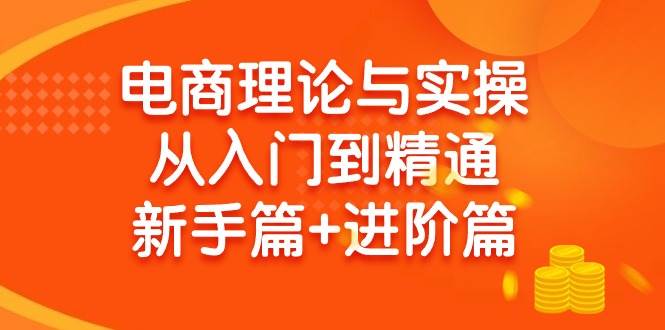 电商理论与实操从入门到精通 新手篇+进阶篇赚米吧-网创项目资源站-副业项目-创业项目-搞钱项目赚米吧