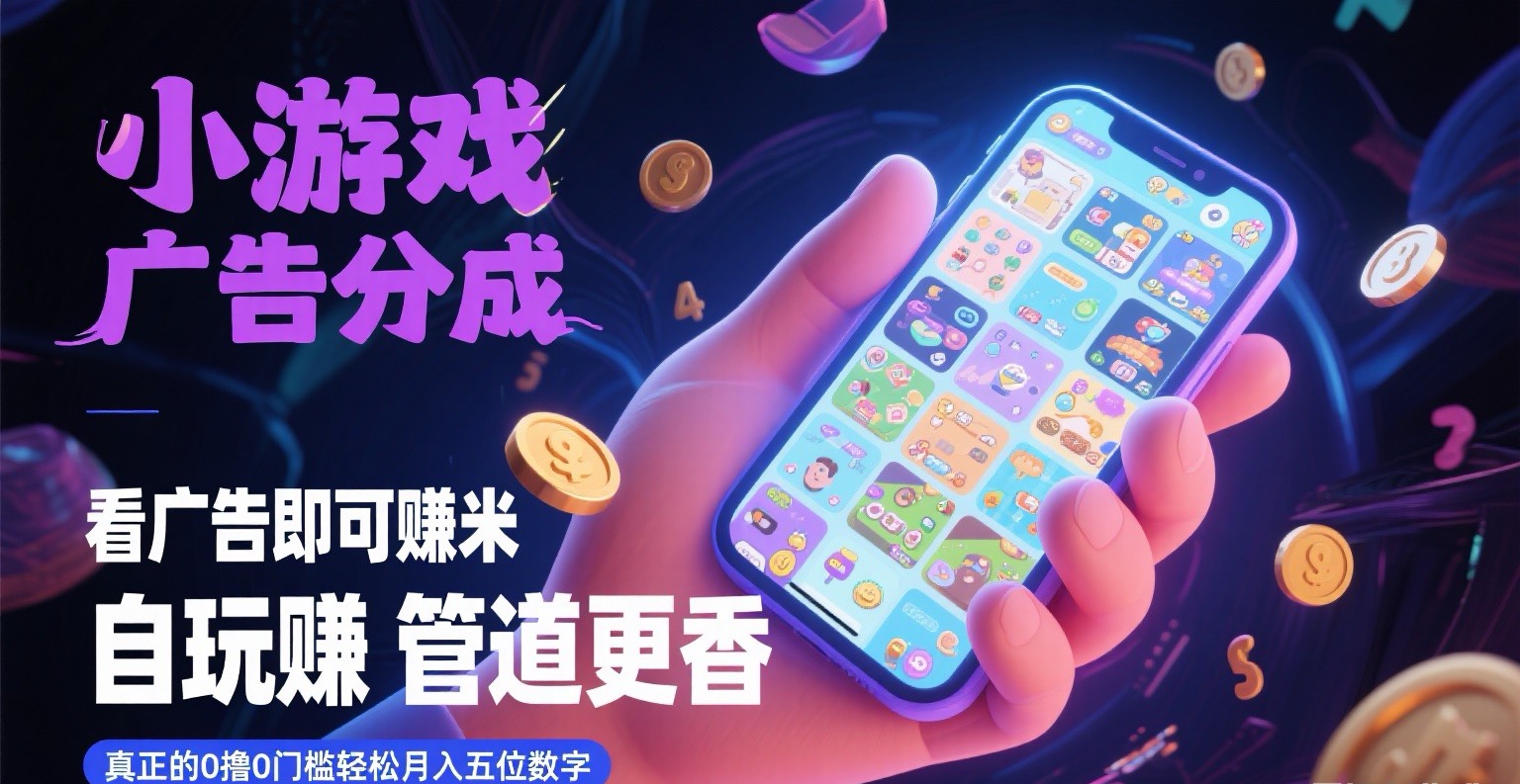 看广告即可赚米 自玩赚 管道更香 真正的零撸零门槛赚米吧-网创项目资源站-副业项目-创业项目-搞钱项目赚米吧